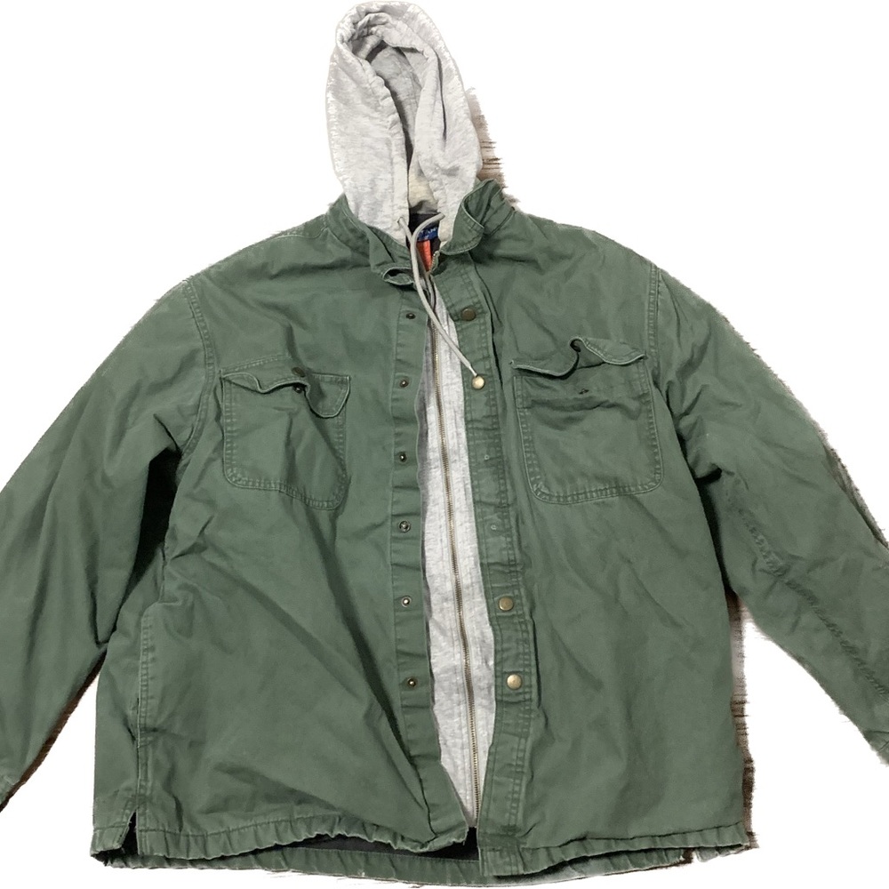 Vintage Puritan Jacket With Hoodie